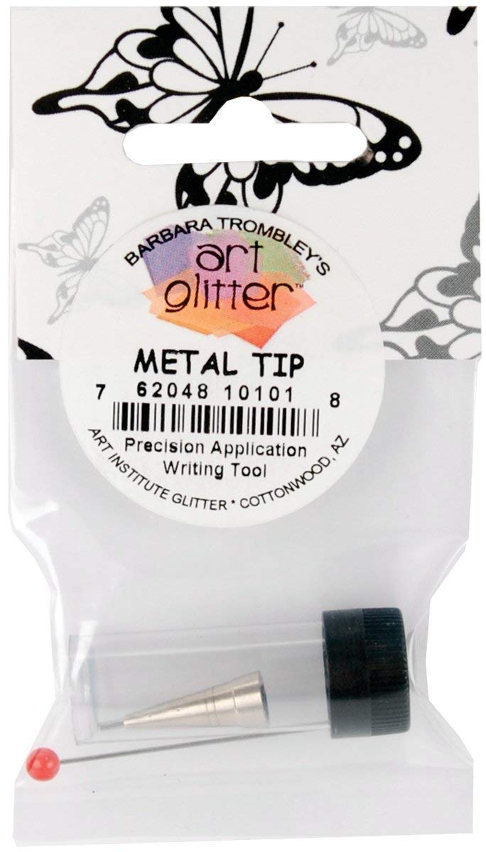 Art Glitter Art Institute Glitter AG Metal tip, 1 Pack, Silver - METALTIP - Image 2